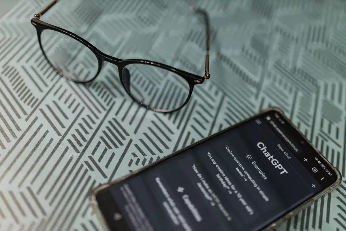Smartphone screen showing a chat conversation with product carousel tiles displayed at the bottom