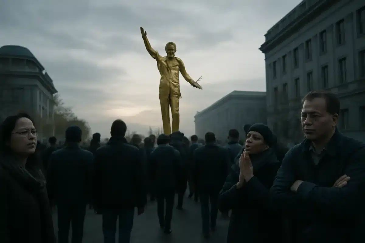 MAGA pastor's golden Trump statue mocked with biblical comparison