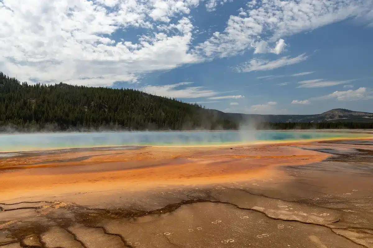 Scene from the Yellowstone television series depicting the Western drama setting