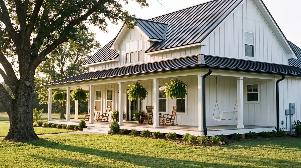 Actors on a country-estate set recreating an awkward reunion